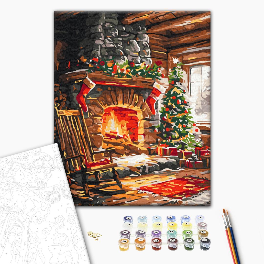 Painting by numbers The coziness of a campfire (RBS1024)