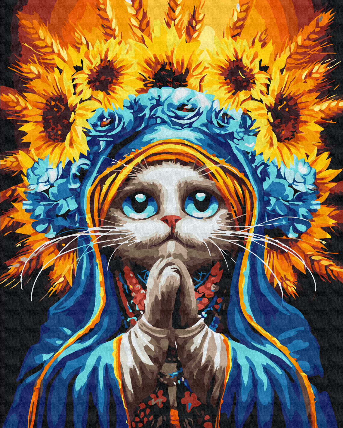 Painting by numbers Prayer © Marianna Pashchuk (BS54206)