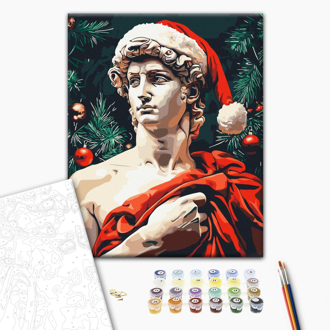 Painting by numbers David in a New Year's mood (BS54209)