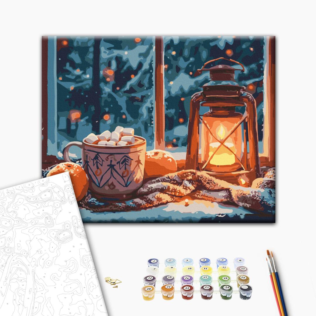 Painting by numbers A cozy evening (BS54210)
