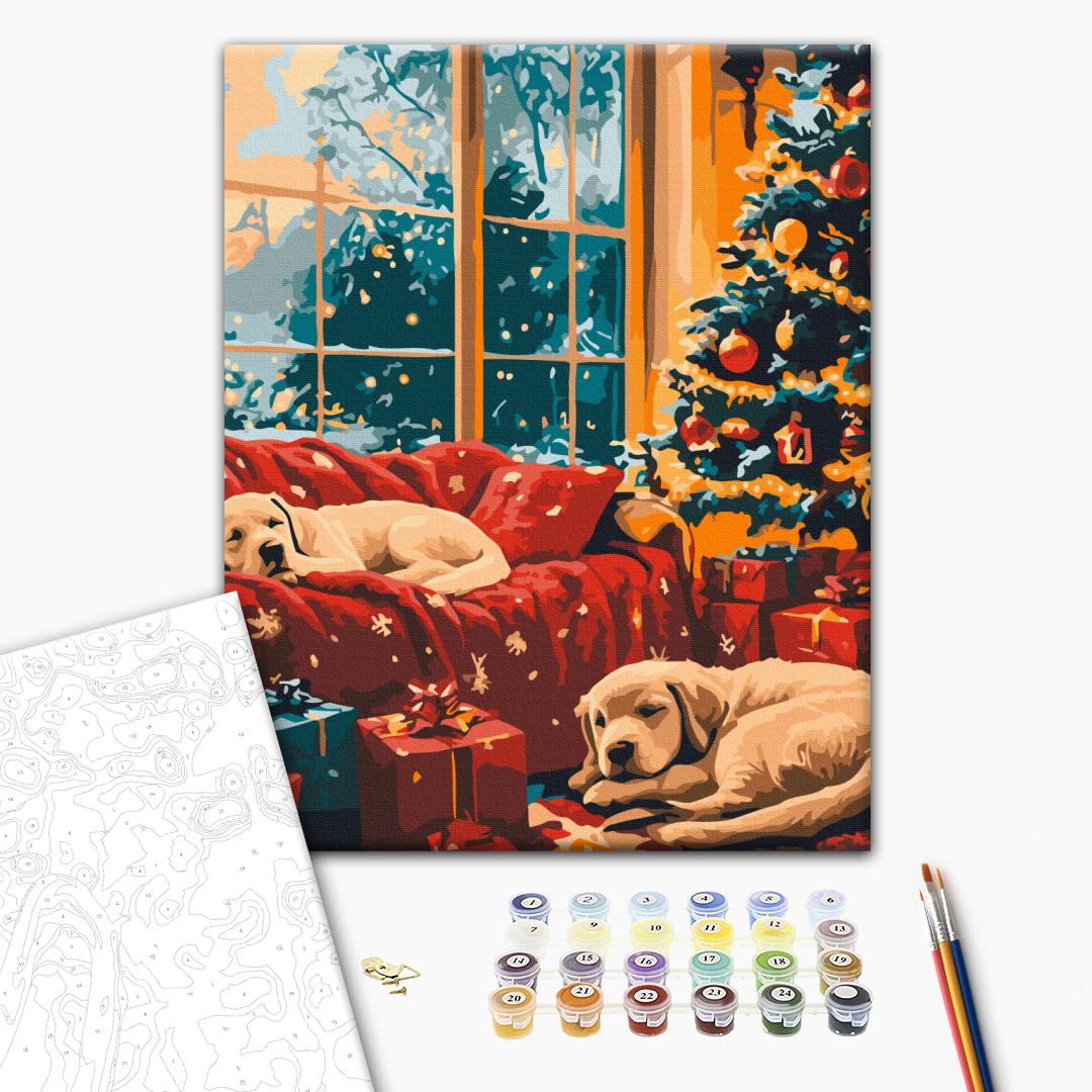 Painting by numbers A sweet dream on a festive night (SBS031)