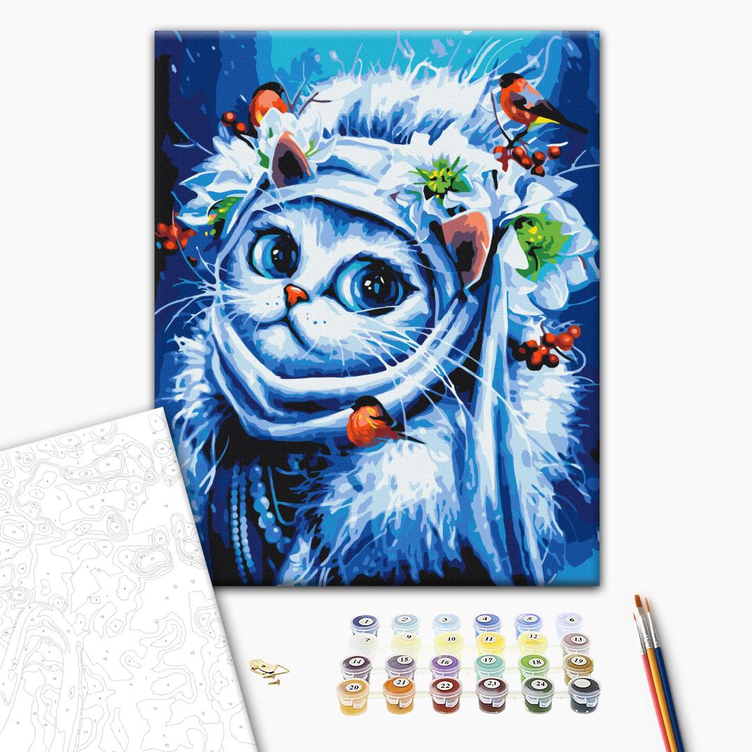 Painting by numbers Winter Kitty © Marianna Pashchuk (BS54214)