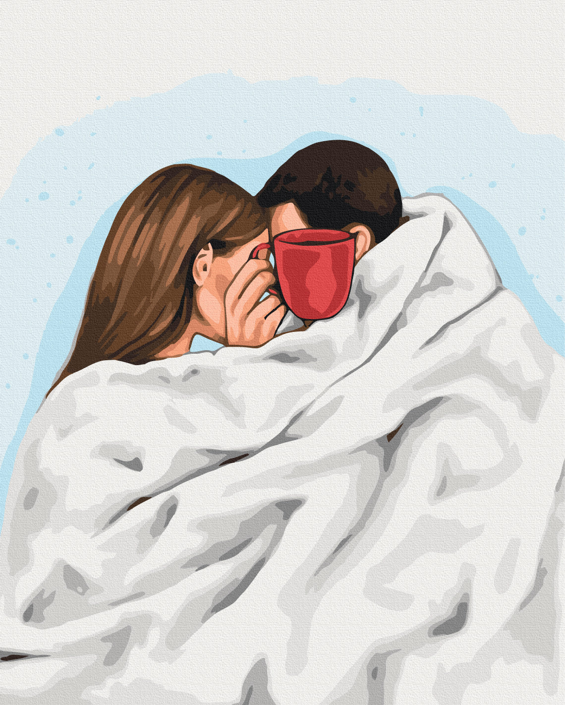 Painting by numbers Coffee for two ©Alla Berezovska (BS54224)