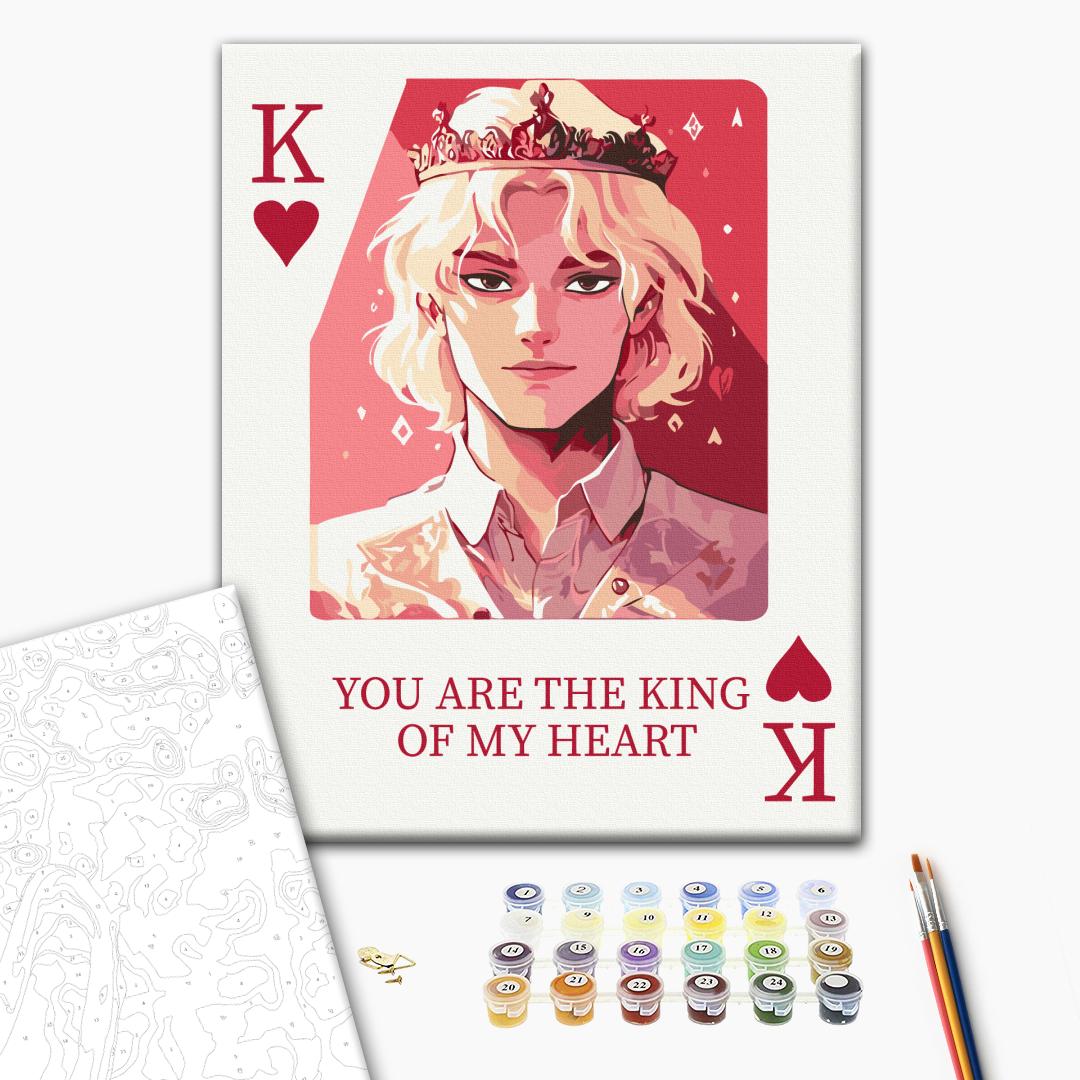 Painting by numbers The king of hearts (BS54222)