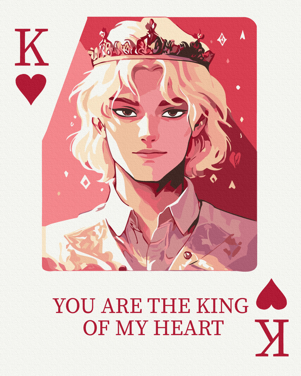 Painting by numbers The king of hearts (BS54222)
