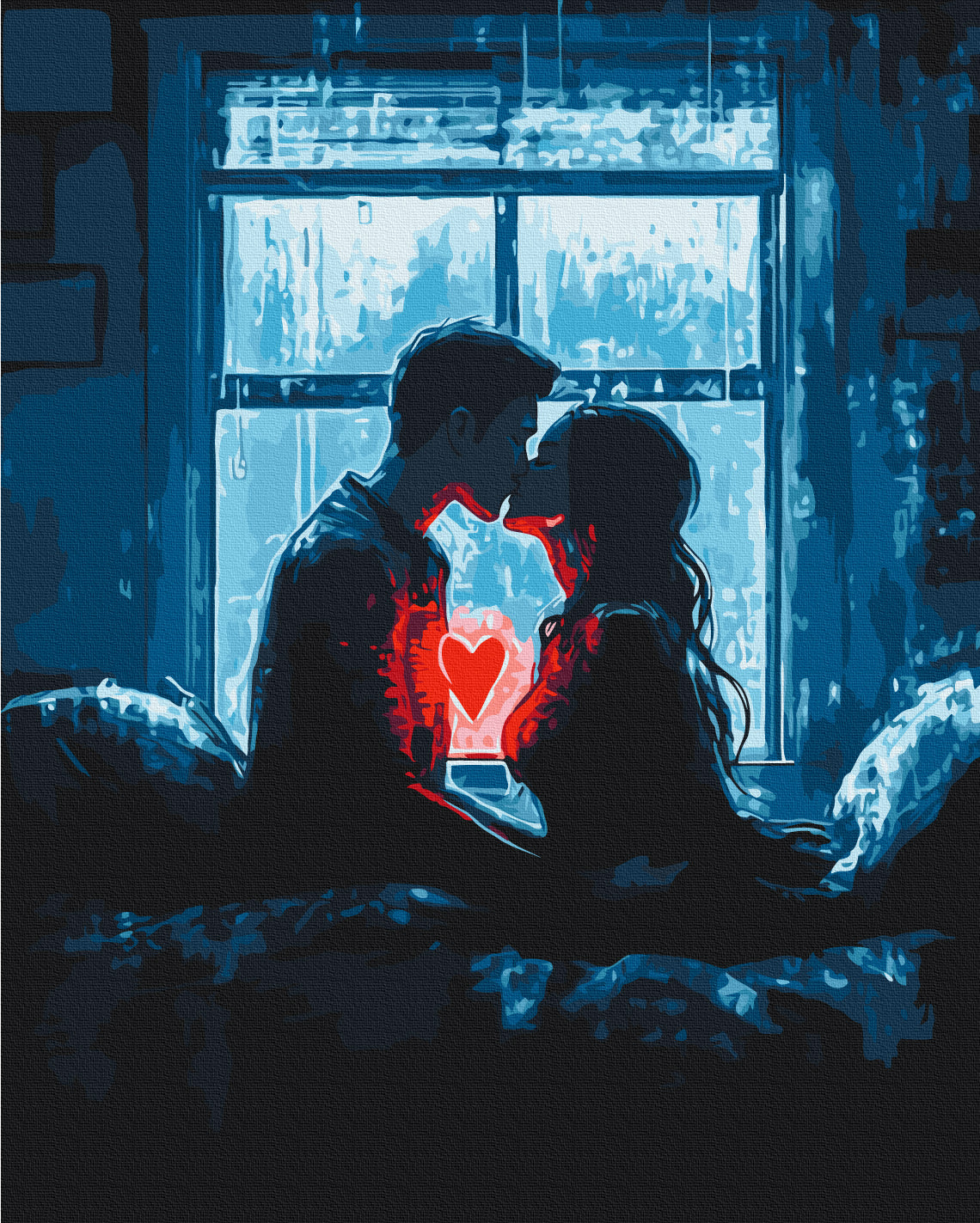Painting by numbers Hearts that are united (BS54219)