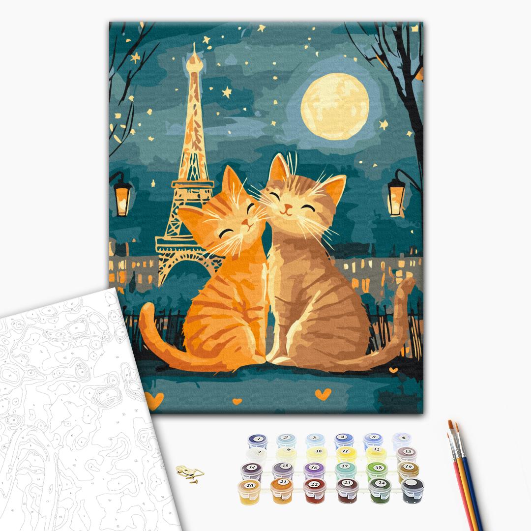 Painting by numbers Love purrs (RBS1025)