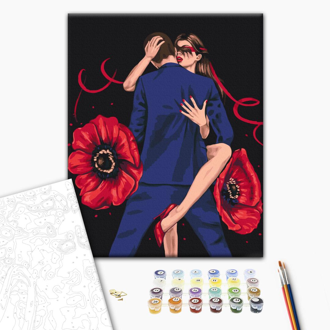 Painting by numbers A moment of passion ©Alla Berezovska (BS54226)