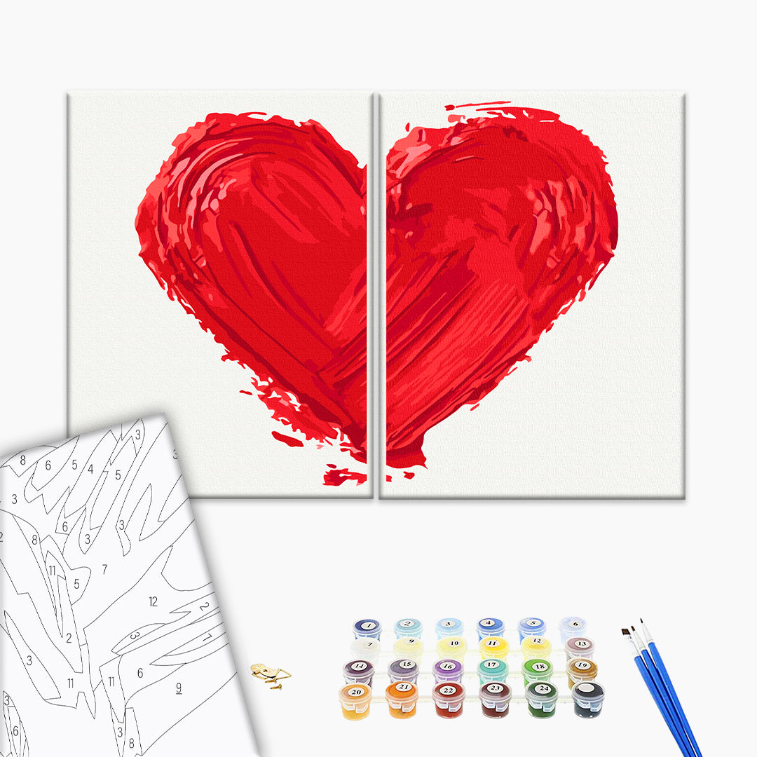 Painting by numbers The imprint of love (RBS10267Q)