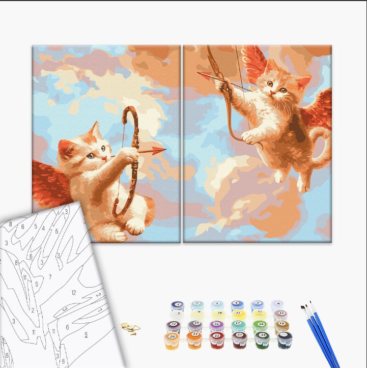 Painting by numbers Arrows of love (RBS10345Q)