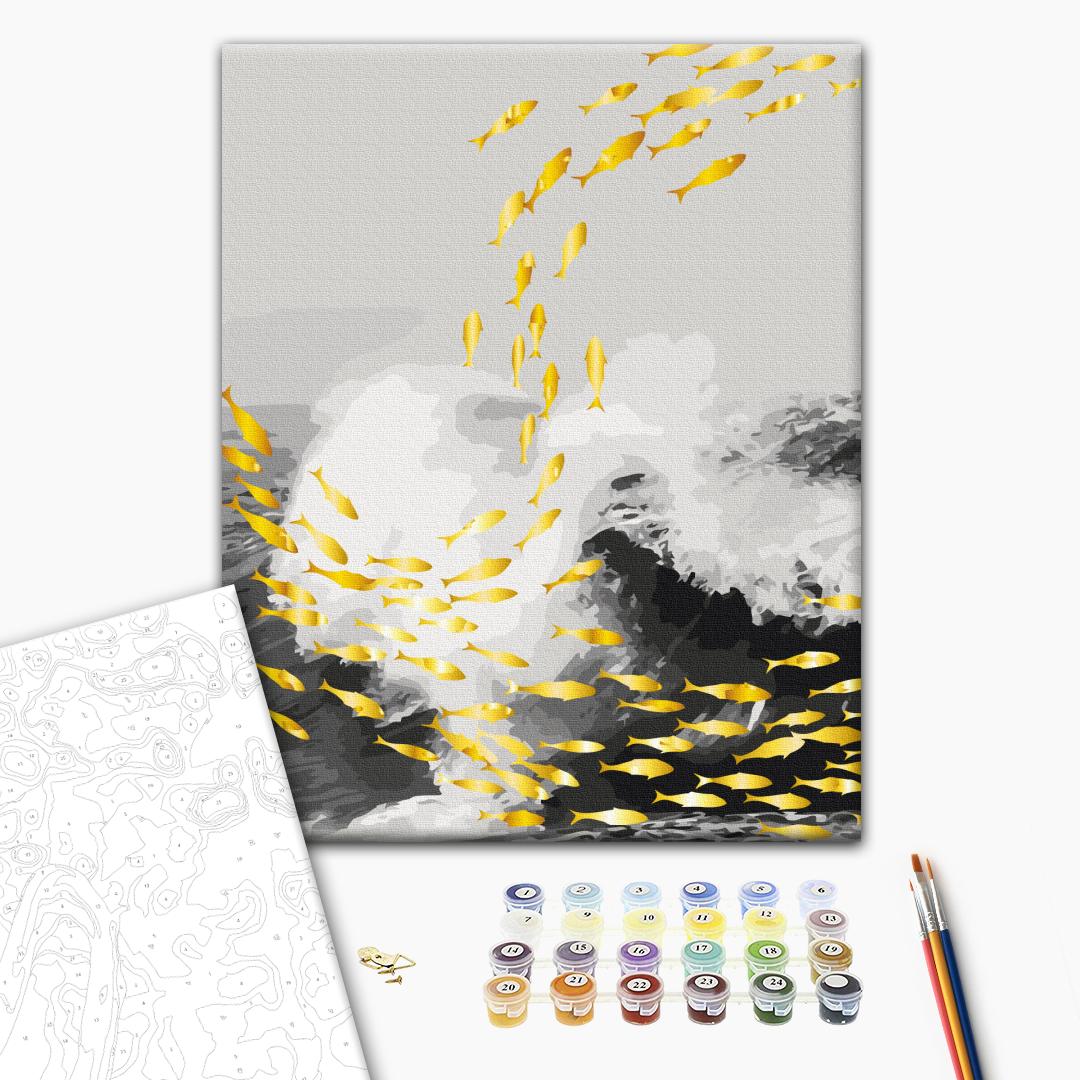 Painting by numbers Sea Gold (ABN-1002)