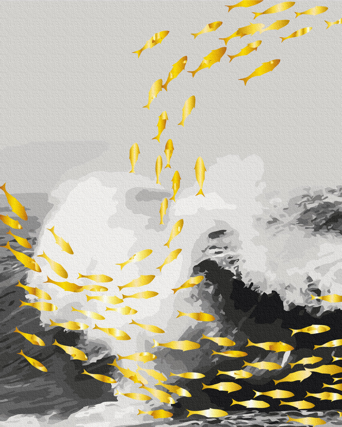 Painting by numbers Sea Gold (ABN-1002)