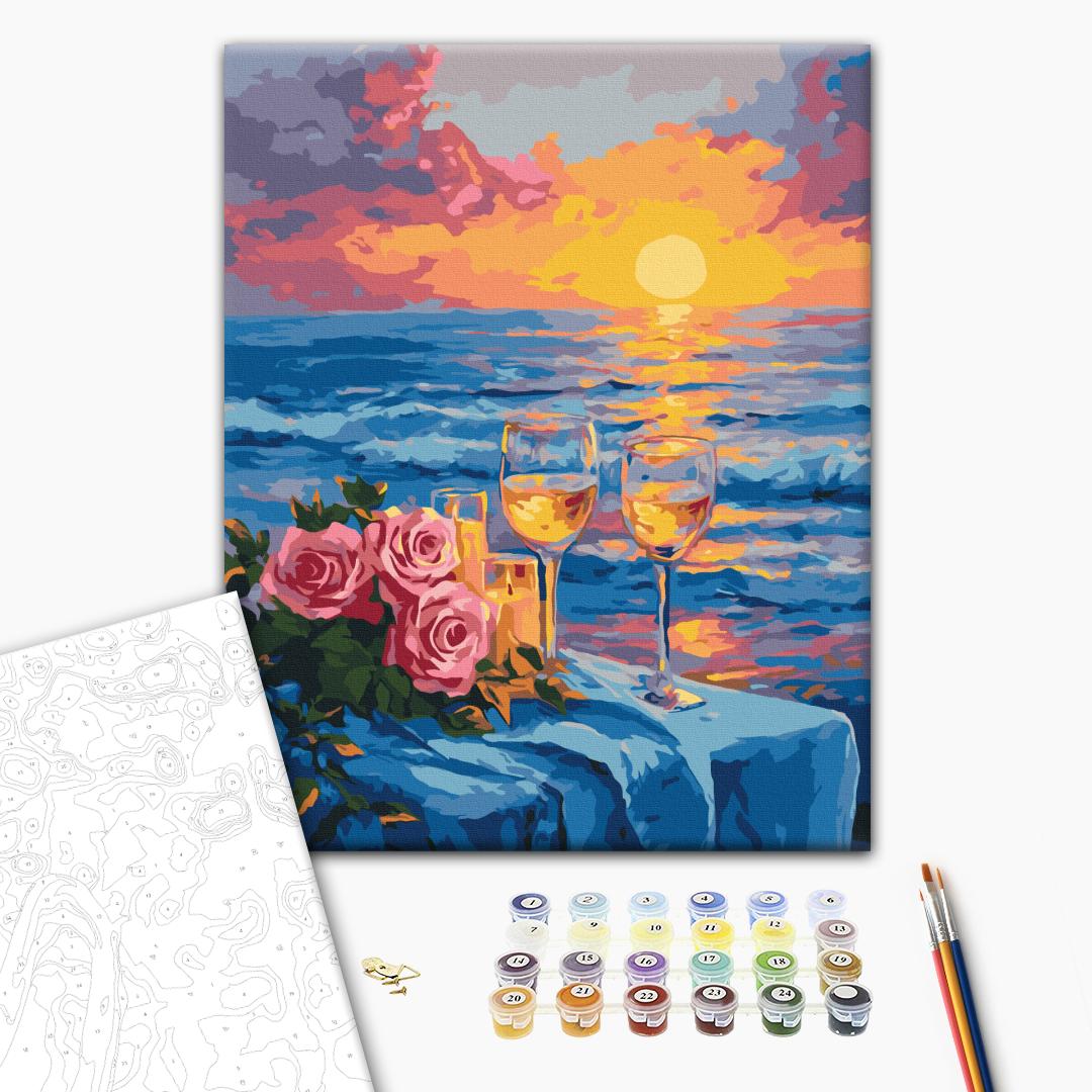 Painting by numbers Dinner at sunset (BS54257)