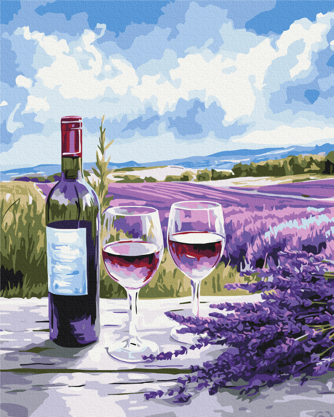 Painting by numbers Romance in Provence (BS54256)