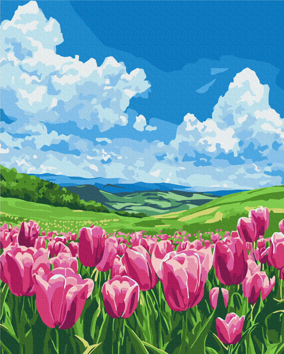 Painting by numbers Breath of spring (BS54278)