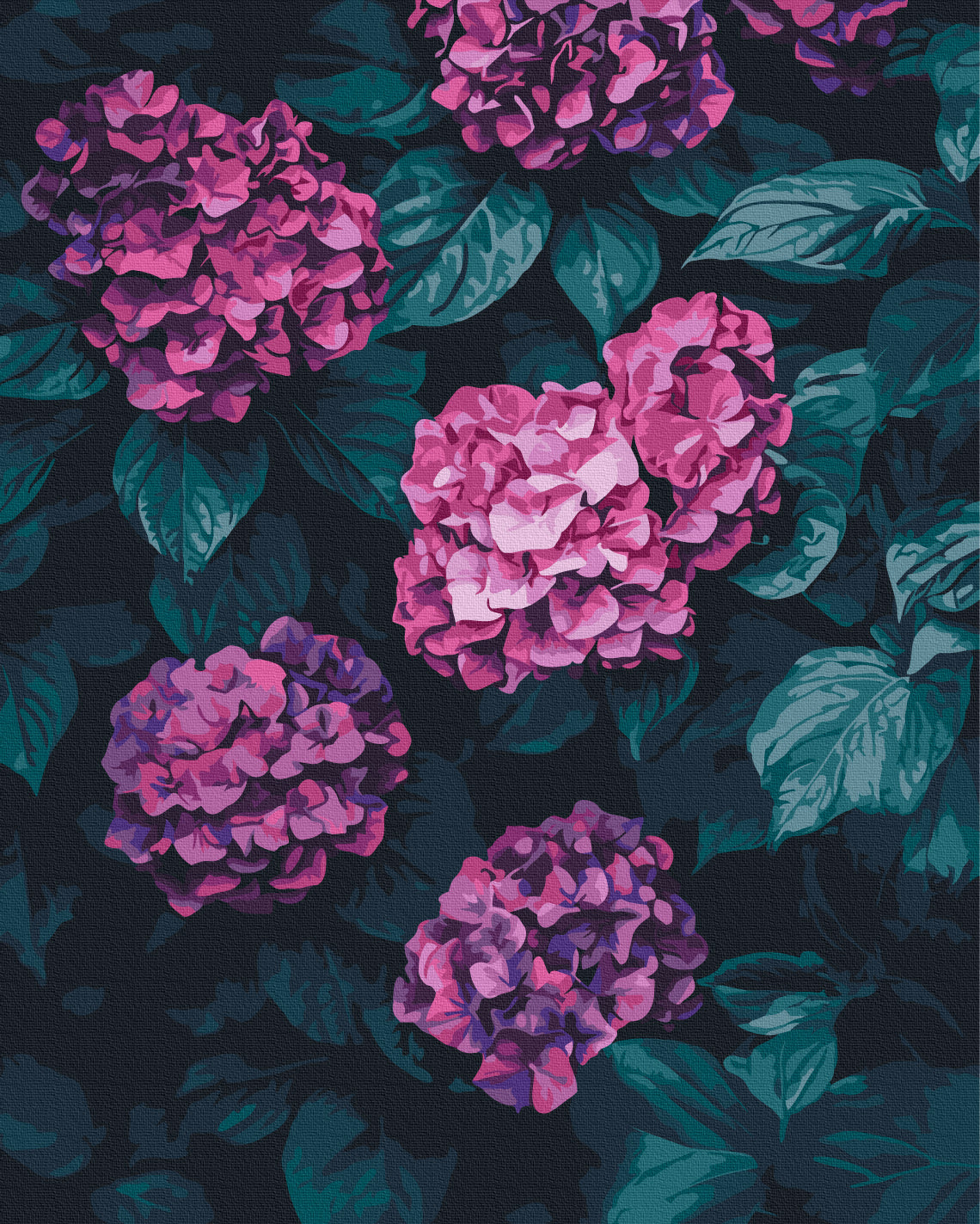 Painting by numbers The fairytale hydrangea (BS54274)