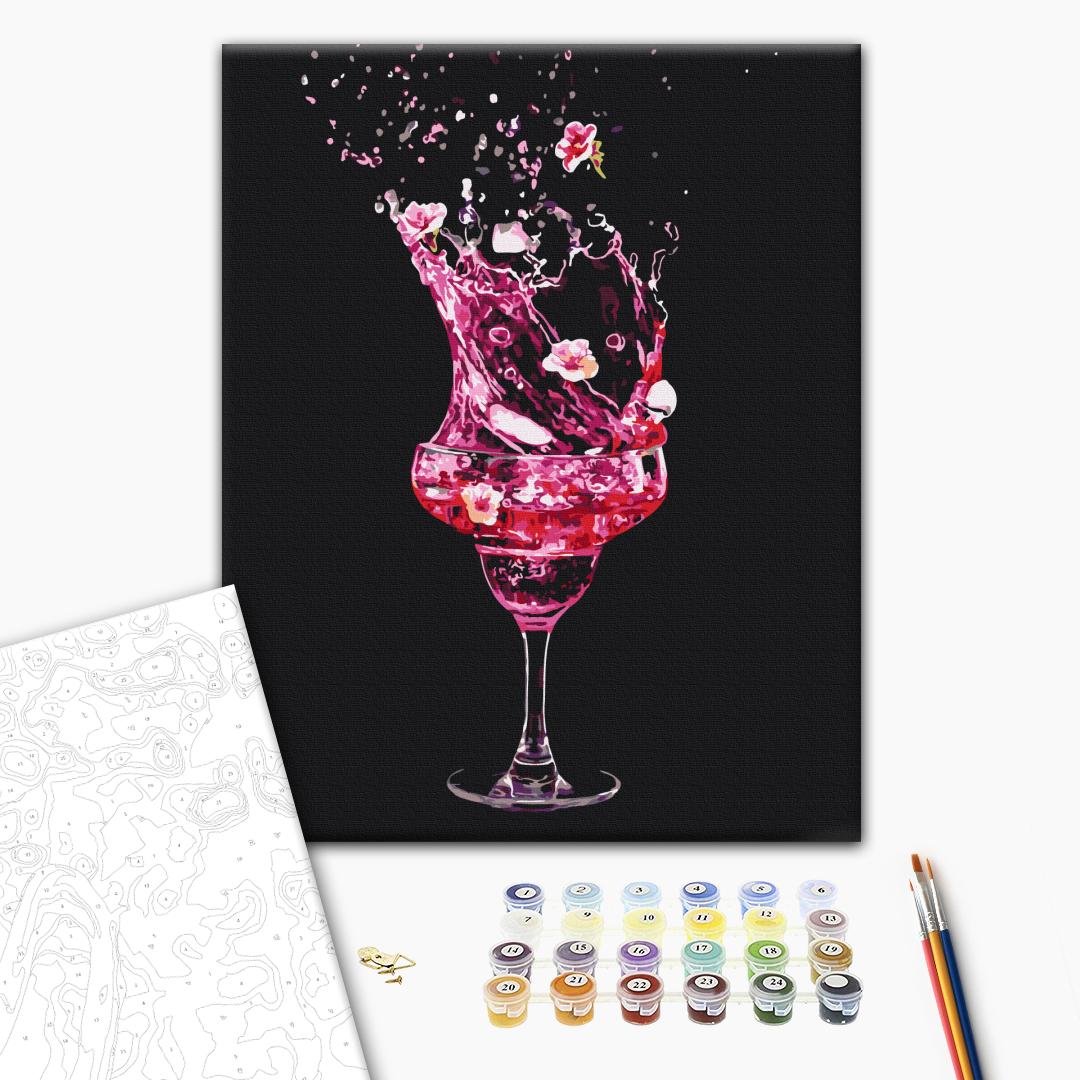 Painting by numbers Spring cocktail © Halyna Vitiuk (BS54280)