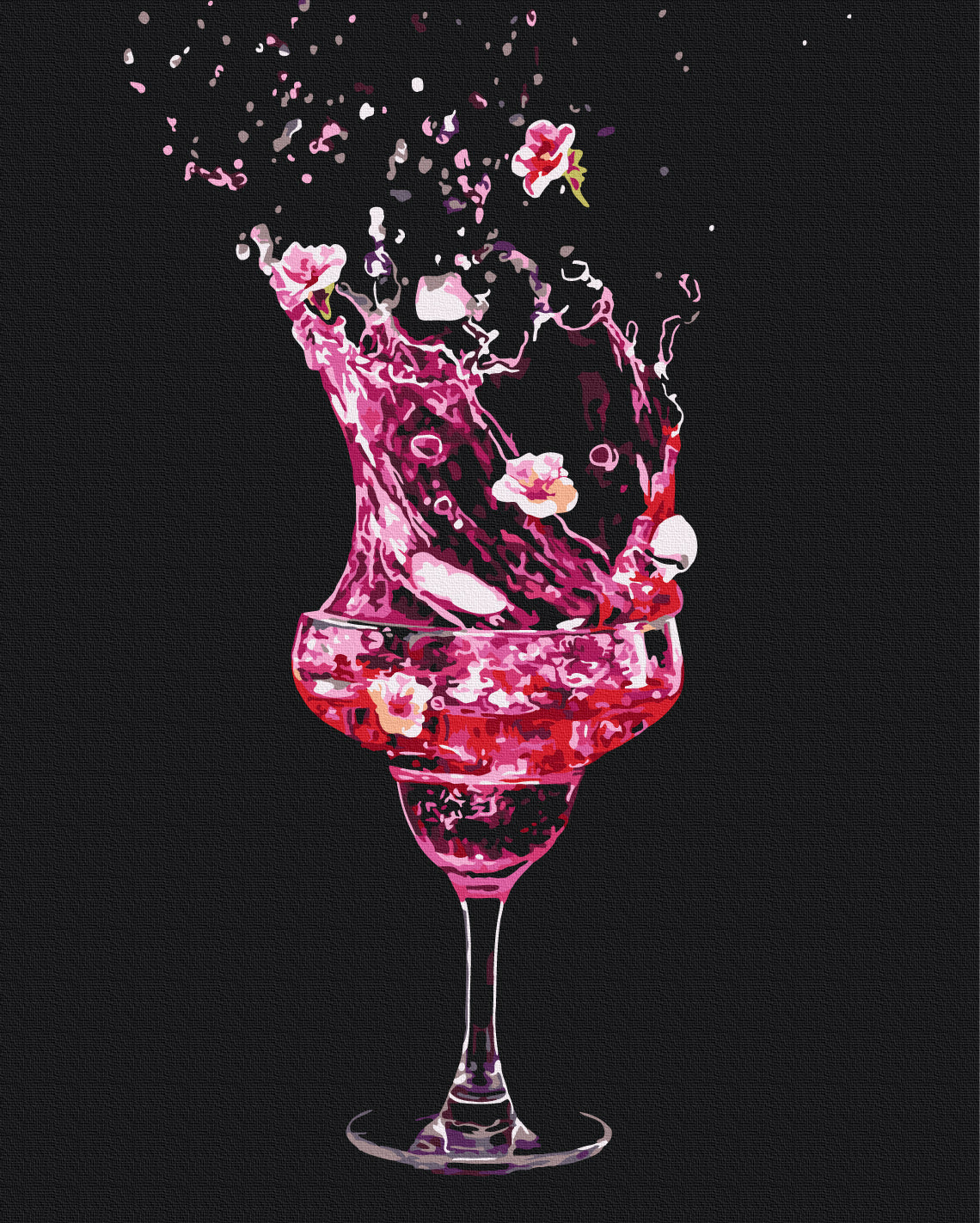 Painting by numbers Spring cocktail © Halyna Vitiuk (BS54280)
