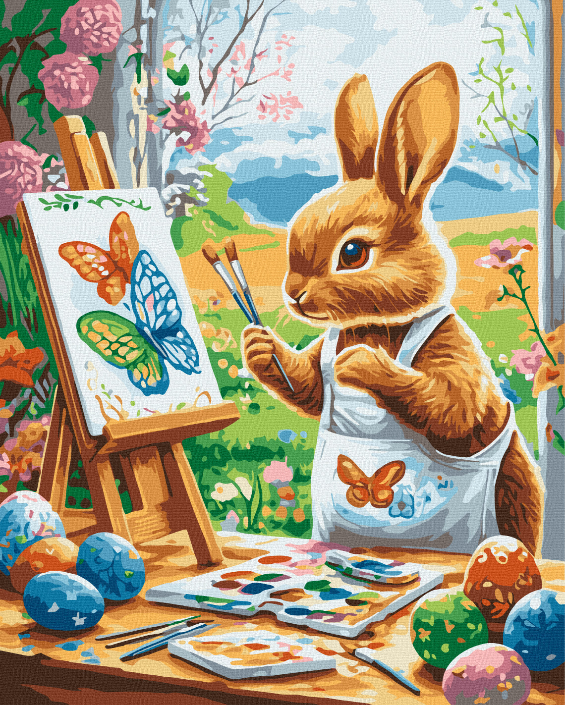 Painting by numbers Easter artist (BS54290)