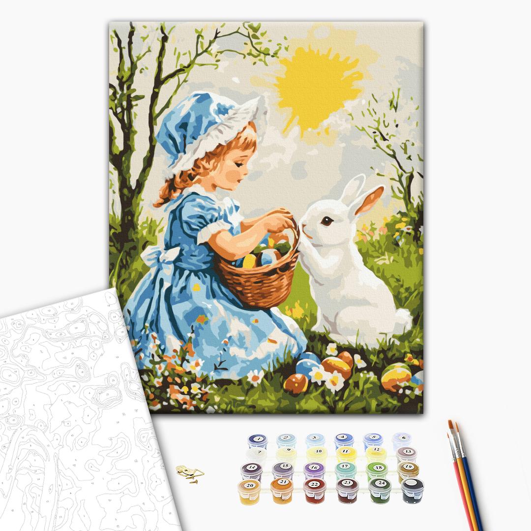 Painting by numbers Easter friends (BS54297)