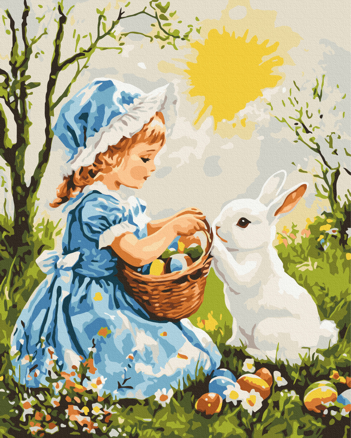 Painting by numbers Easter friends (BS54297)