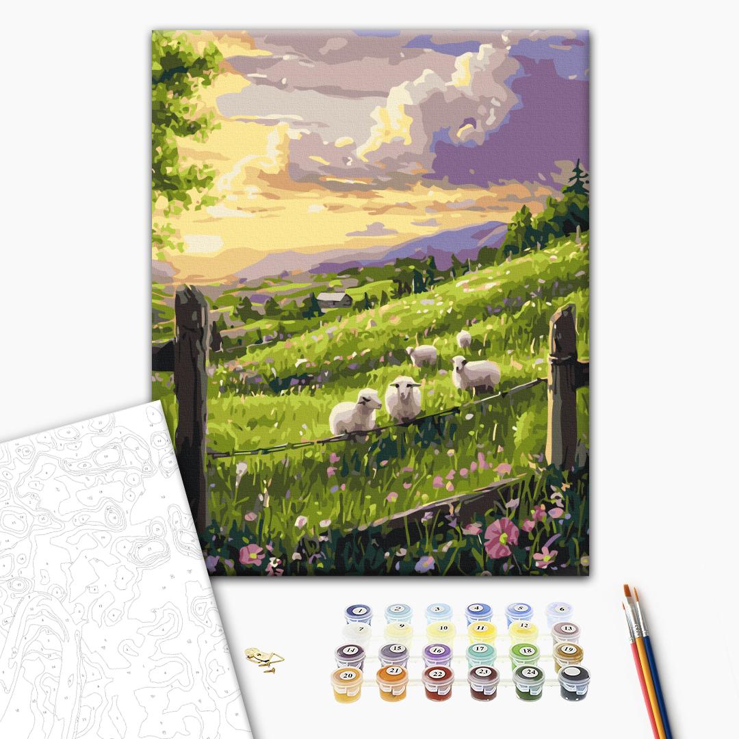 Painting by numbers Spring meadow (BS54293)
