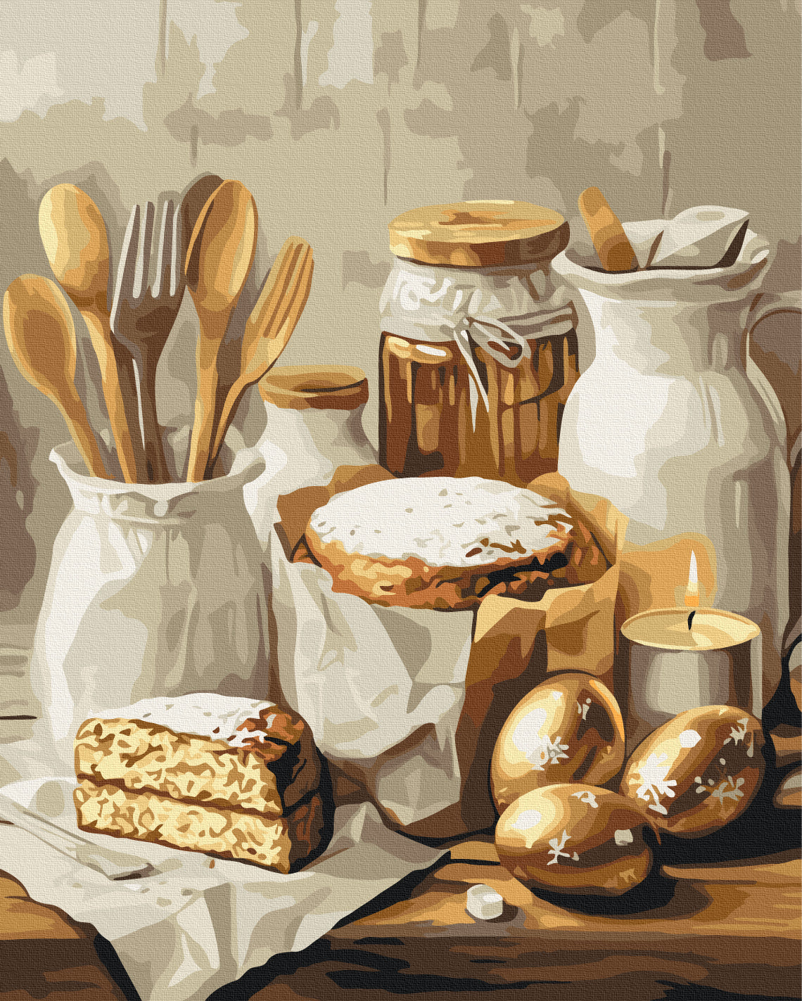 Painting by numbers Easter grace (BS54299)