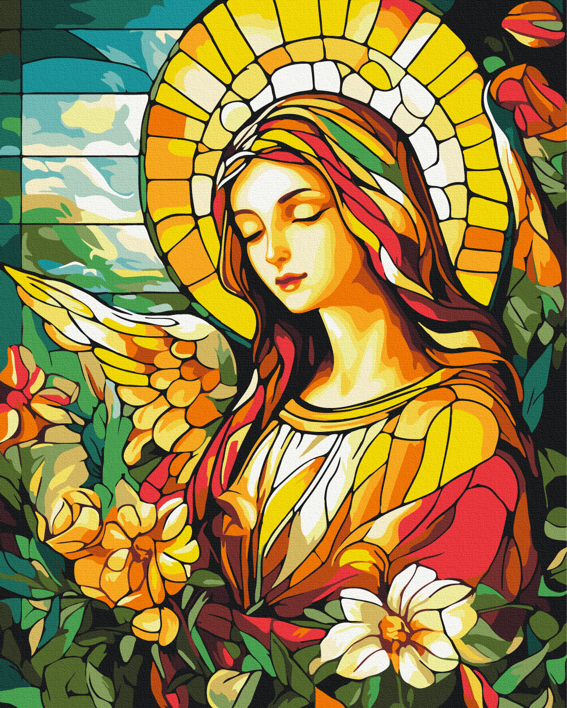 Painting by numbers Angel of light (BS54294)