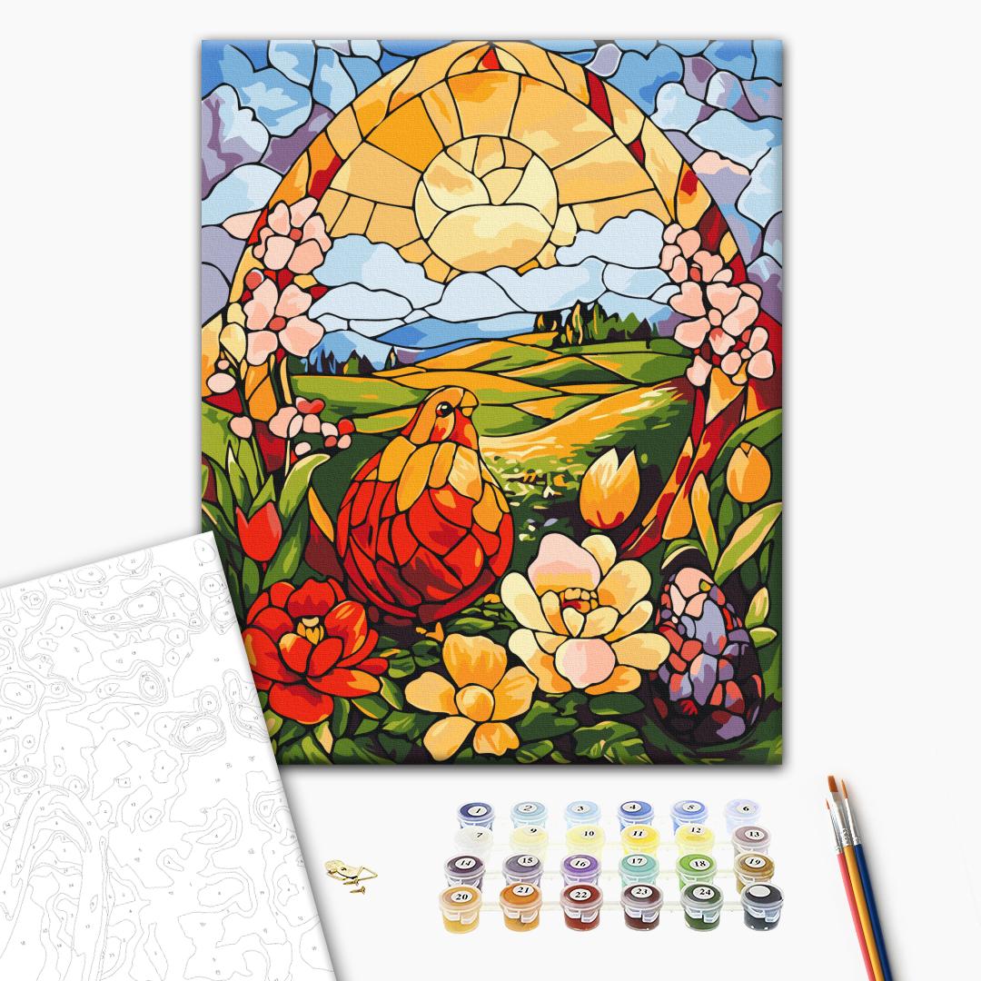 Painting by numbers Festive morning (BS54291)