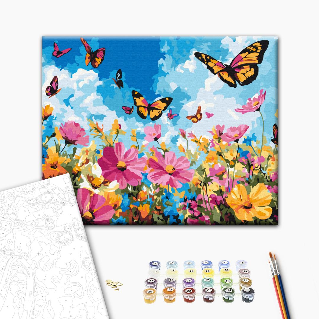 Painting by numbers Spring field (BS54234)