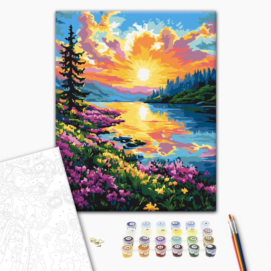 Painting by numbers Spring colors (BS54233)