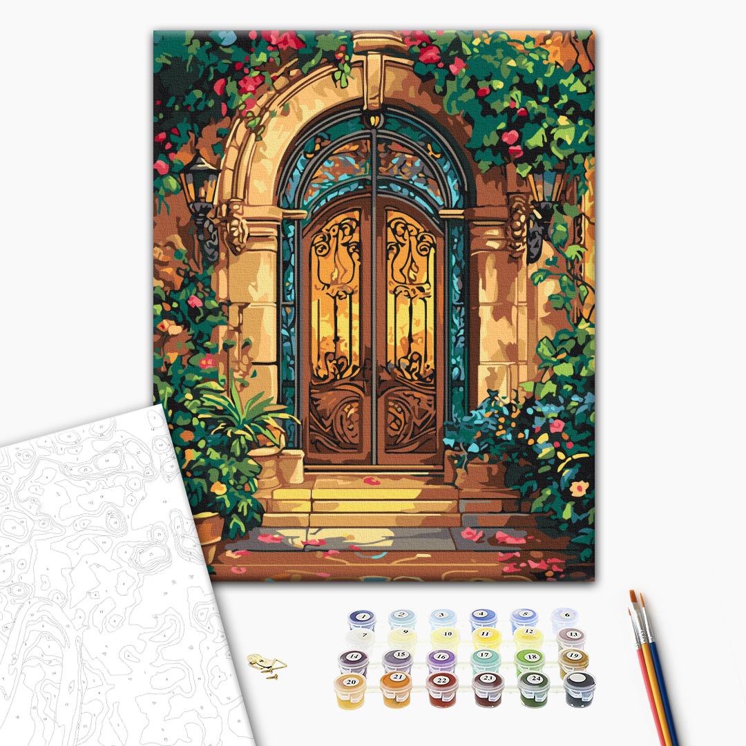 Painting by numbers The door to a fairy tale (BS54230)