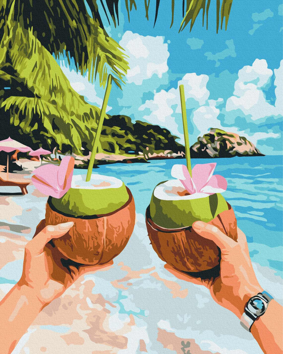 Painting by numbers Coconut delight (BS54318)
