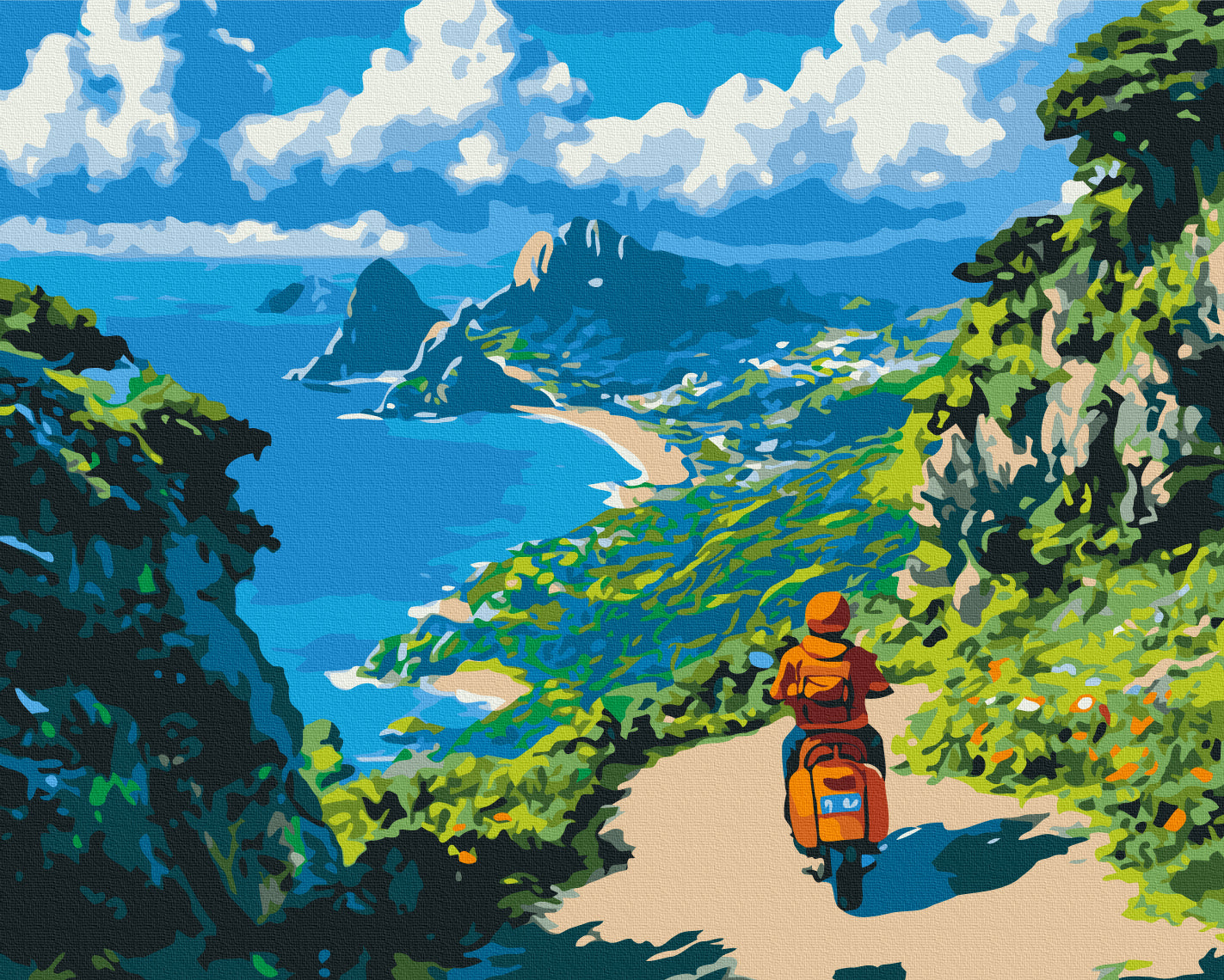 Painting by numbers Towards the horizon (BS54237)