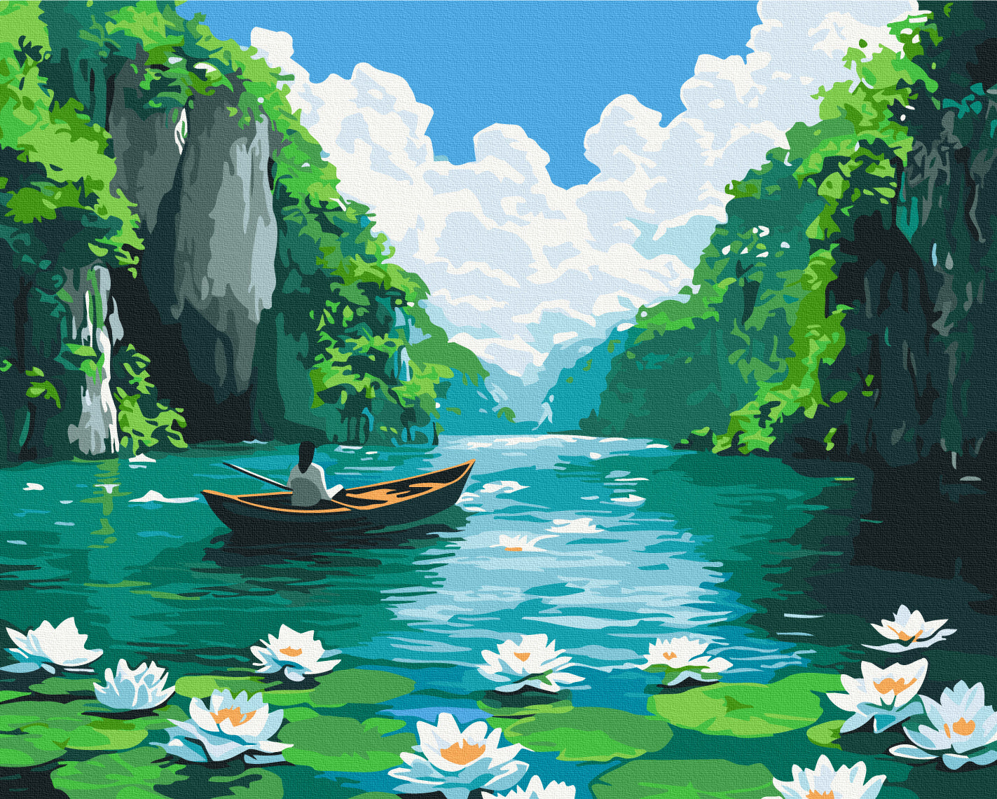 Painting by numbers Where there is peace (BS54240)
