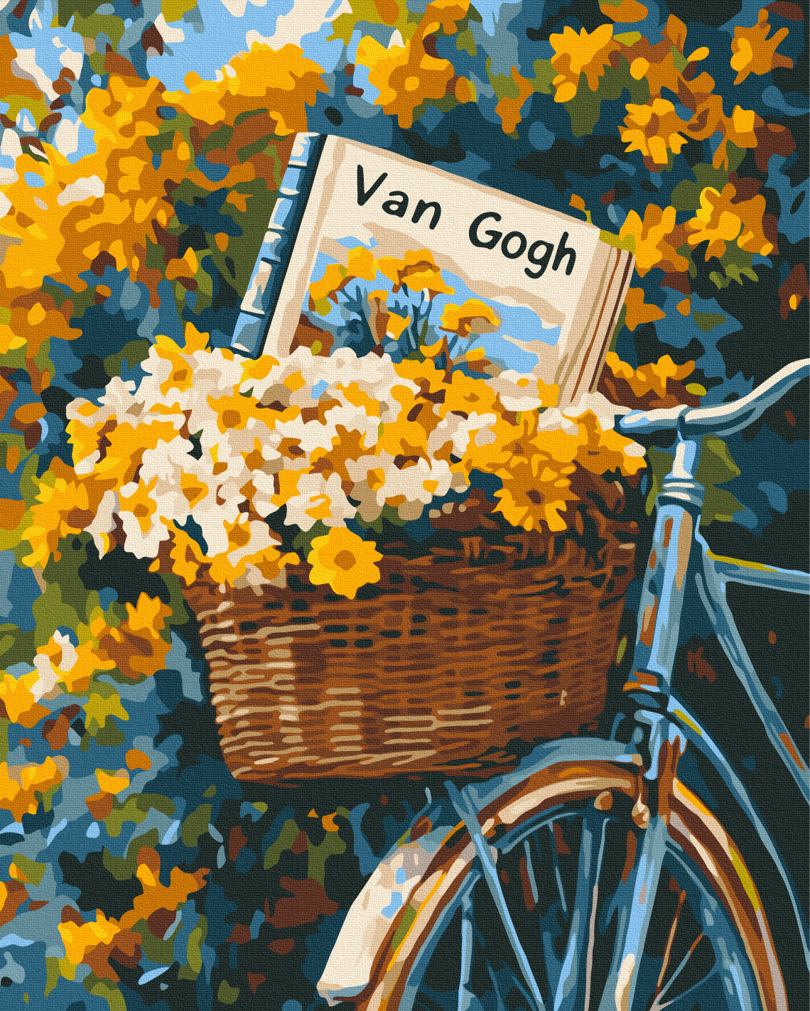 Painting by numbers Van Gogh's bicycle (BS54319)