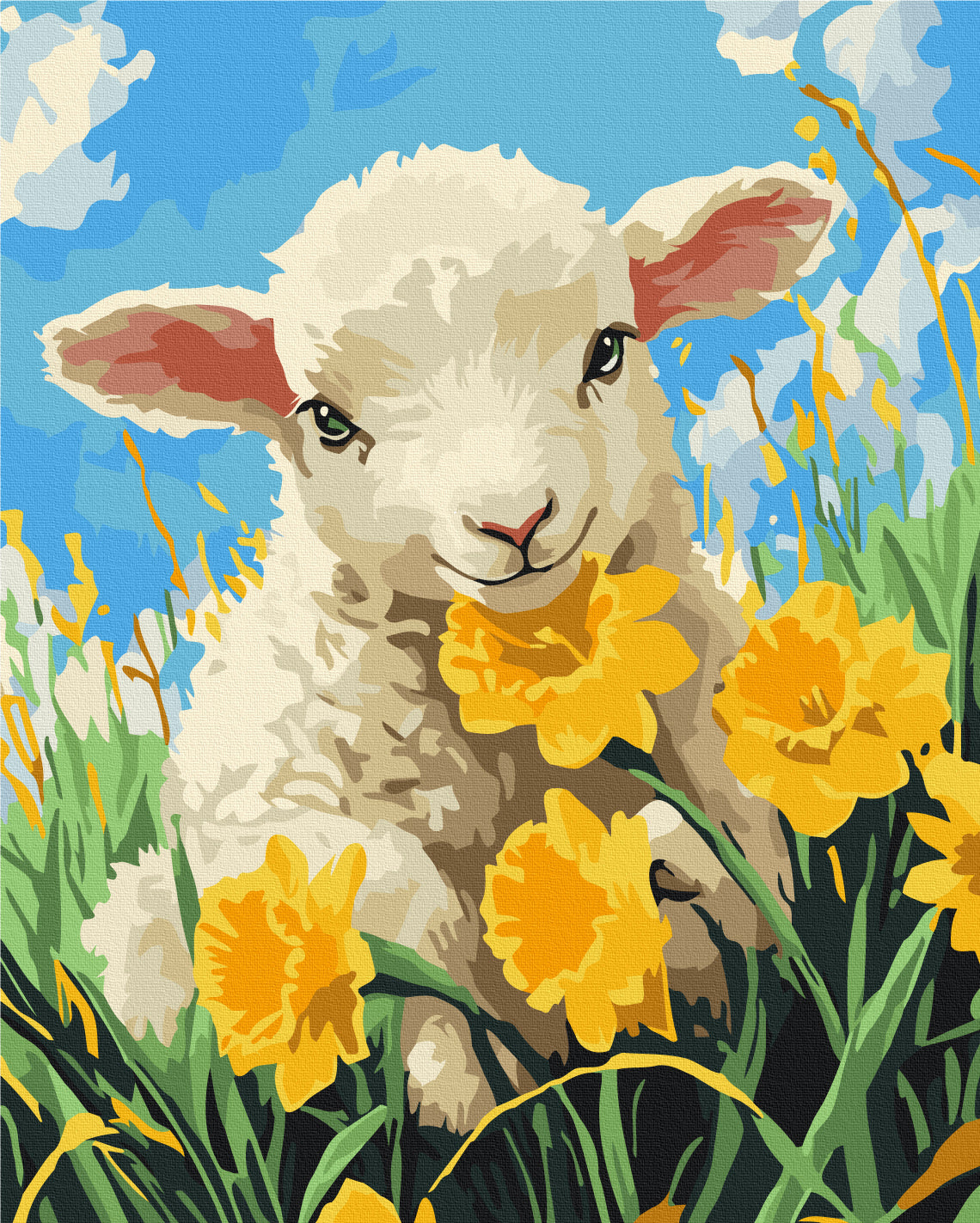Painting by numbers The gentle bleating of summer (BS54317)