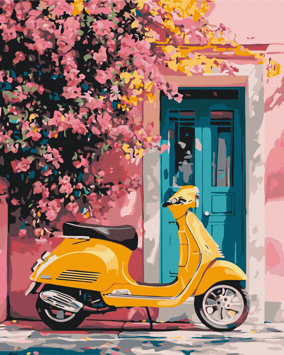Painting by numbers A walk in retro style (BS54315)