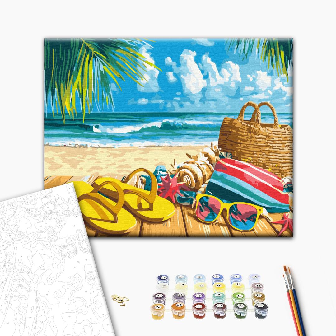 Painting by numbers Sea vacation (BS54242)