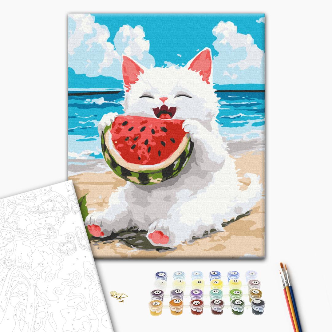 Painting by numbers A delicious watermelon (KBS0189)