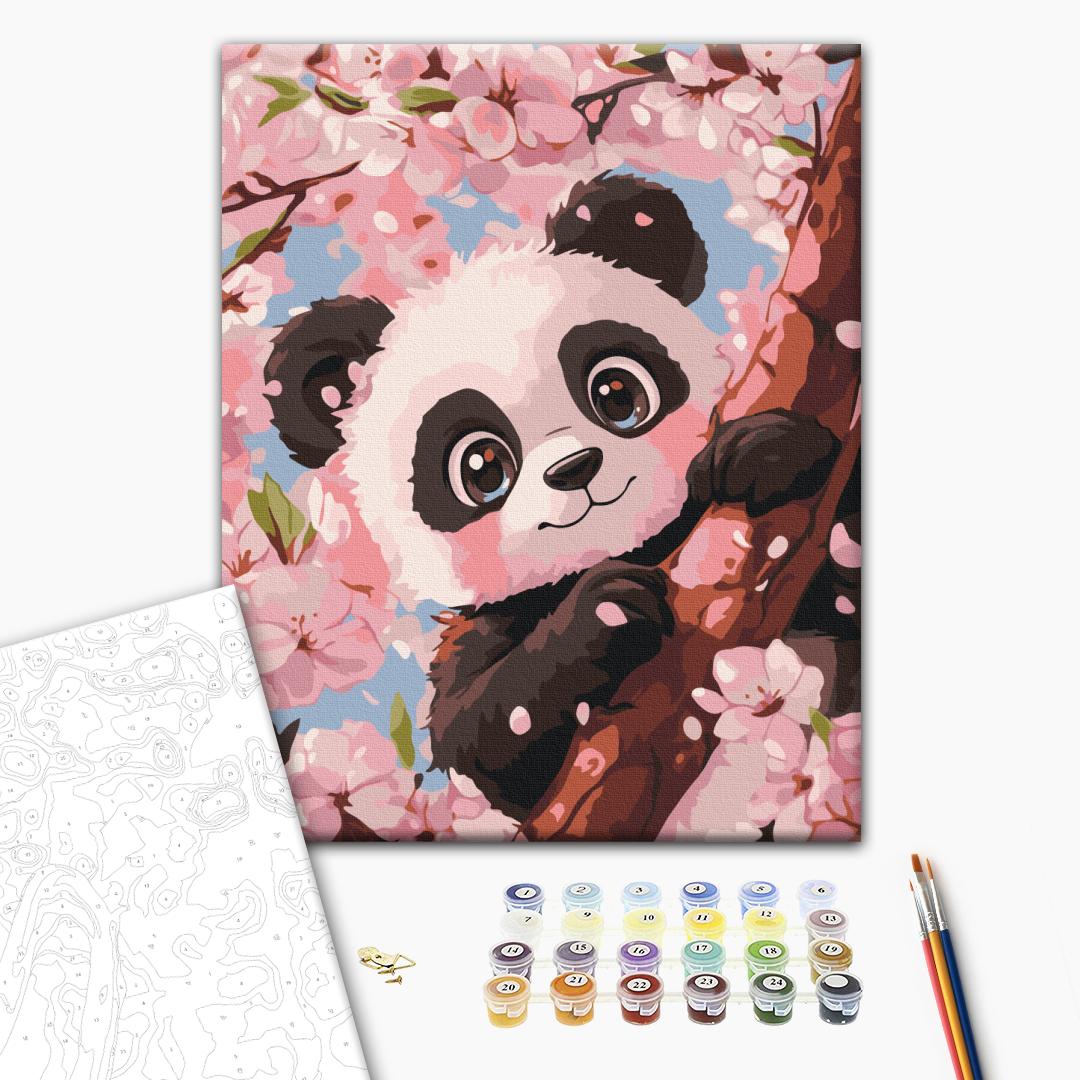 Painting by numbers Cute panda (KBS0181)