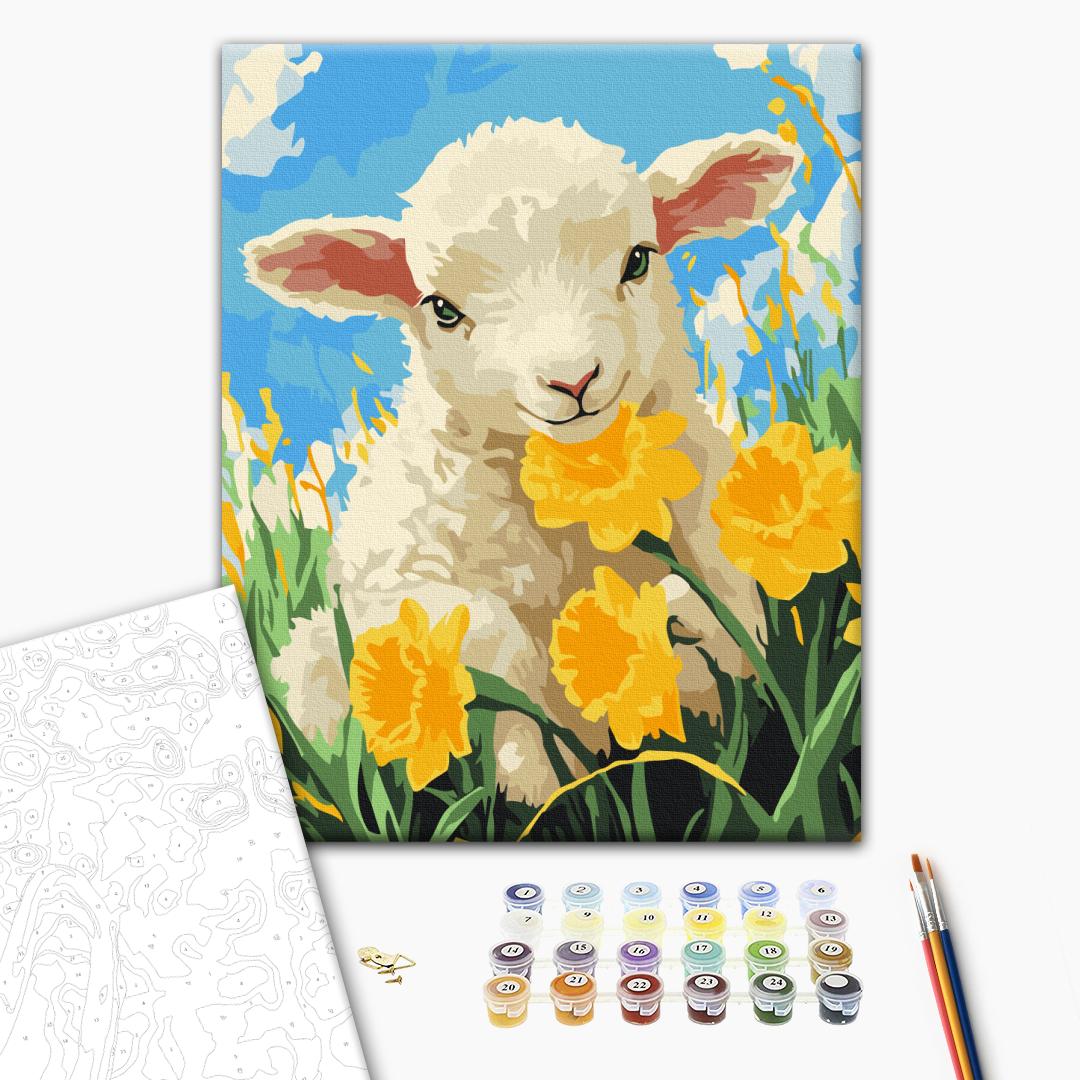 Painting by numbers The gentle bleating of summer (RBS54317)