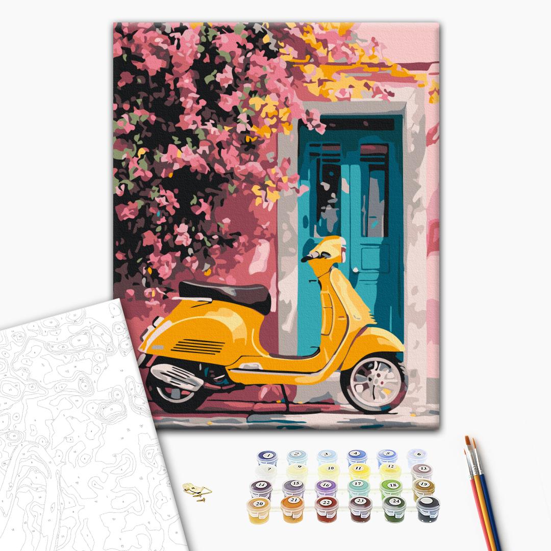 Painting by numbers A walk in retro style (RBS54315)