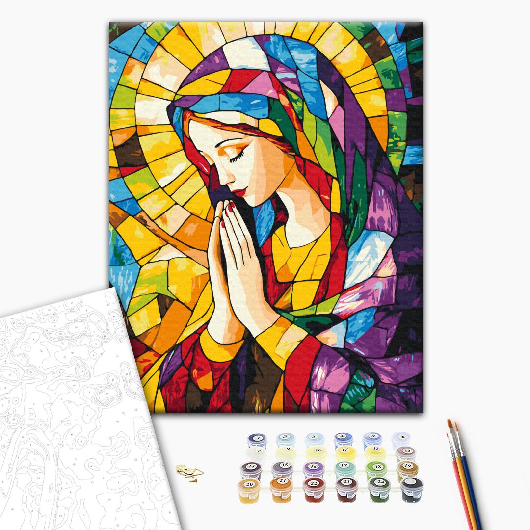 Painting by numbers Prayer of light (BS54327)