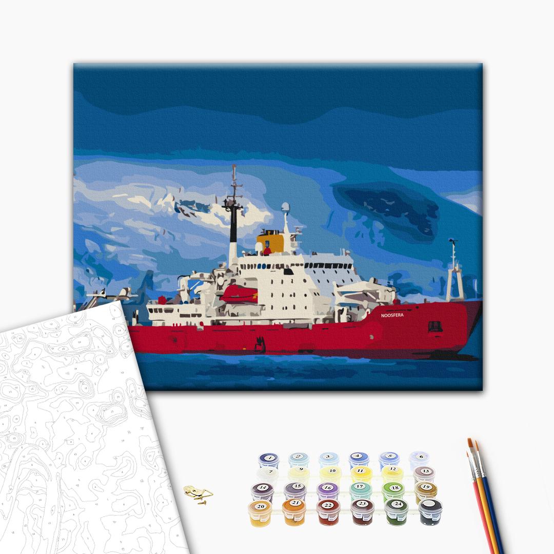Painting by numbers The beautiful “Noosphere” in the Antarctic © Sergey Glotov (BS54262)
