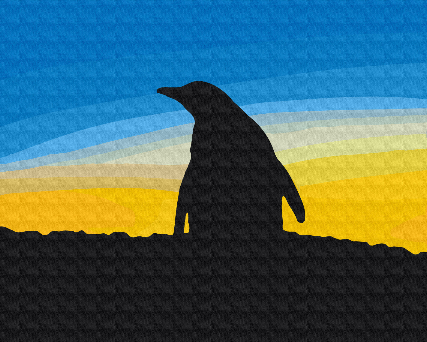 Painting by numbers Blue-yellow sky of the Antarctic © Serhiy Glotov (BS54268)