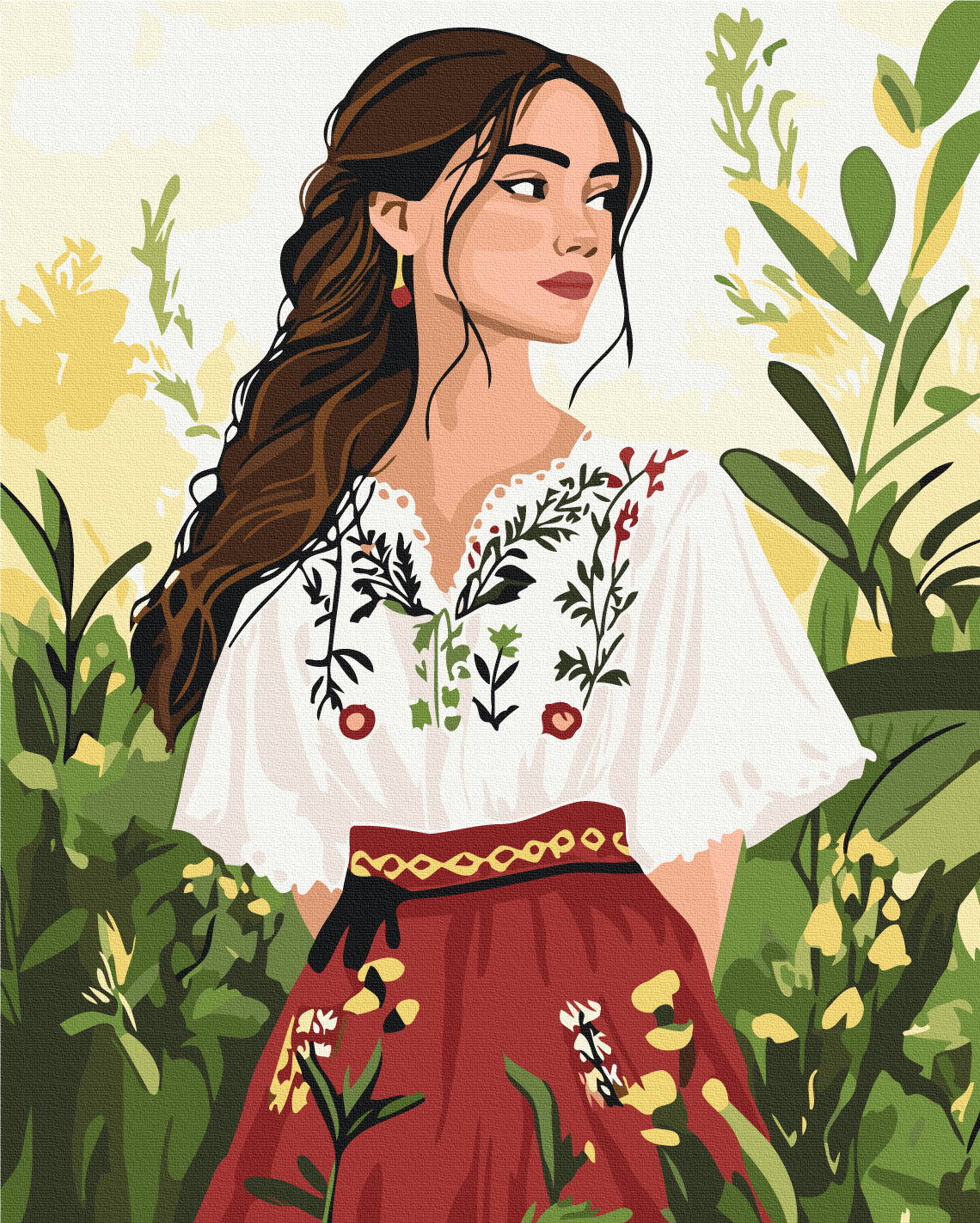 Painting by numbers Embroidery melody (BS54344)