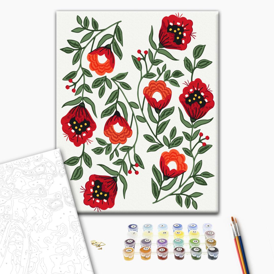 Painting by numbers Garden in full bloom ©ptaha.in.ua (BS54364)