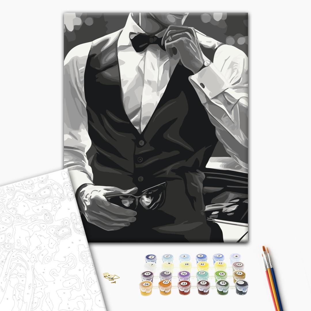 Painting by numbers A stylish gentleman (BS54353)