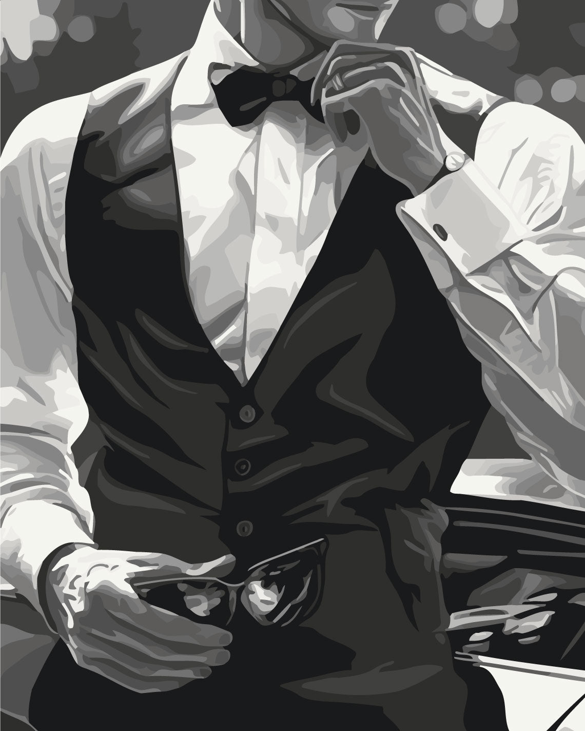 Painting by numbers A stylish gentleman (BS54353)